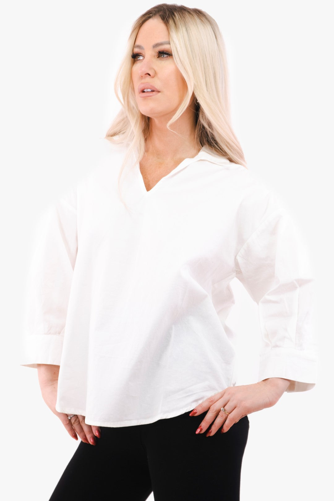 Blouse En Coton Part Two De Couleur Blanc Femme