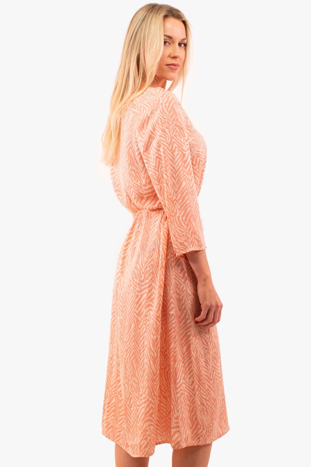 Robe Zebré St-Tropez De Couleur Orange (Sain-30511113-600216) Femme