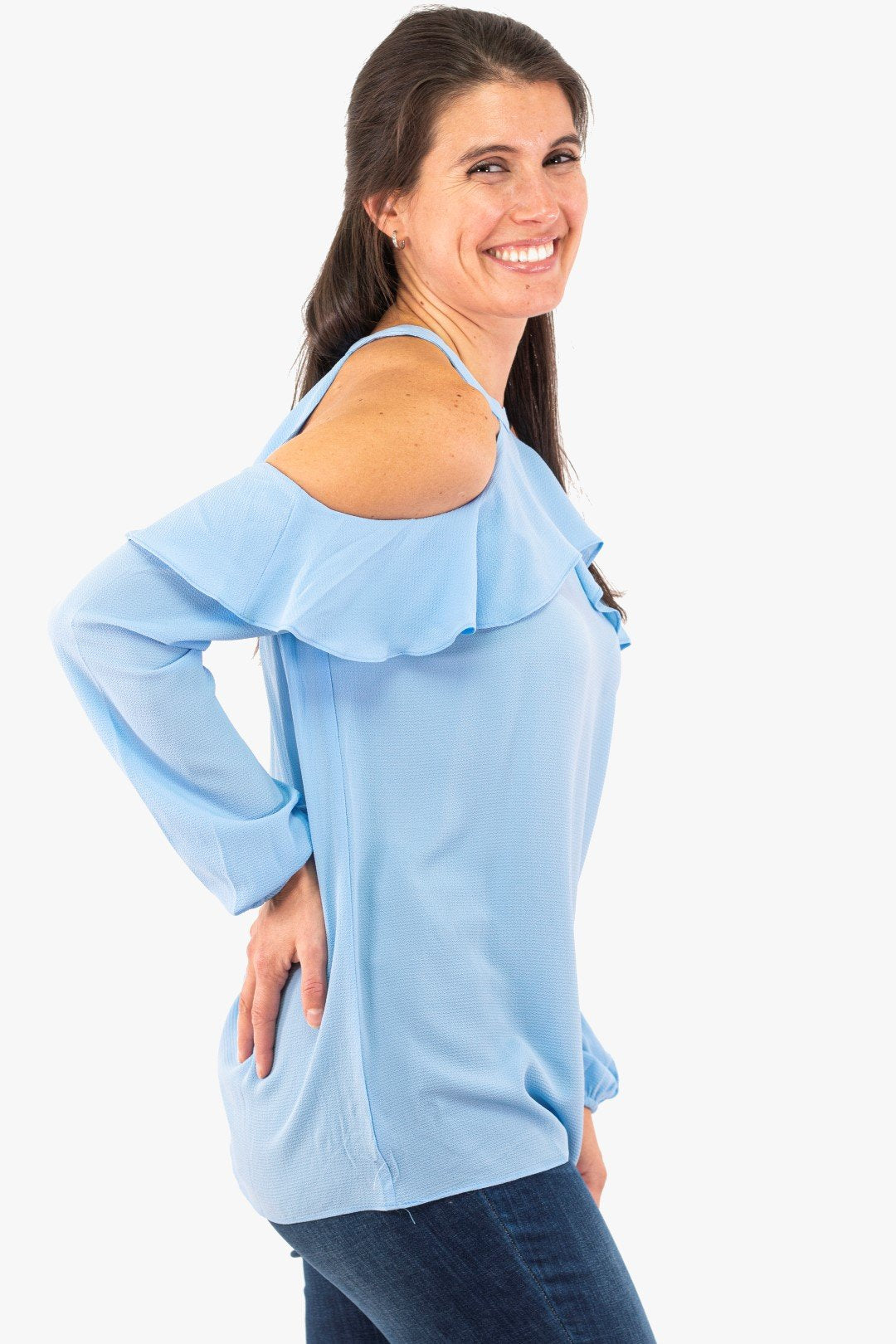 Tunique Coco Y Club De Couleur Bleu Pale Femme