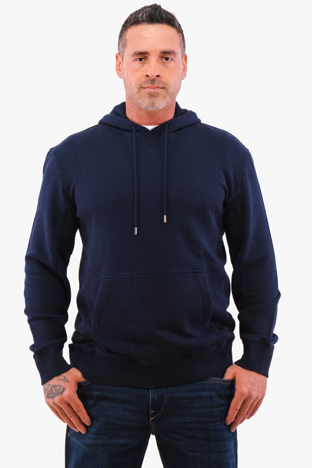 Chandail A Capuchon Michael Kors De Couleur Marine Homme