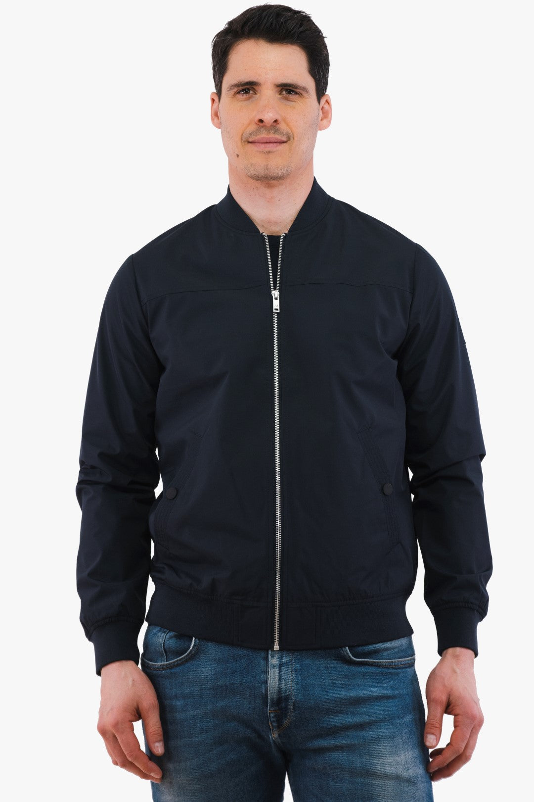 Jacket Matinique De Couleur Marine Homme
