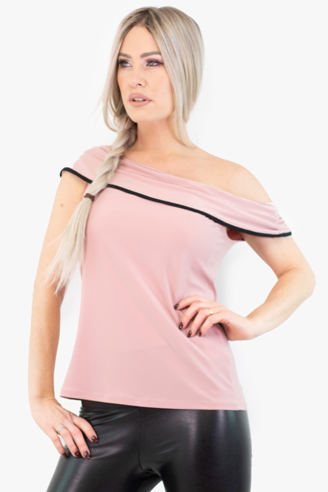 Tunique Paprika De Couleur Rose/noir (Papr-T0922) Femme