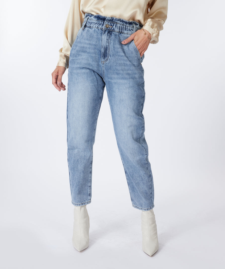 Jeans Esqualo De Couleur Bleu Femme