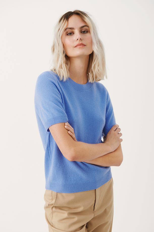 Chandail En Cachemire Everlotta Part Two de couleur Bleu