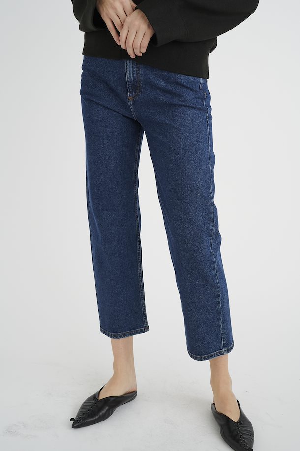 Jeans Droite Katelin Inwear De Couleur Bleu Femme