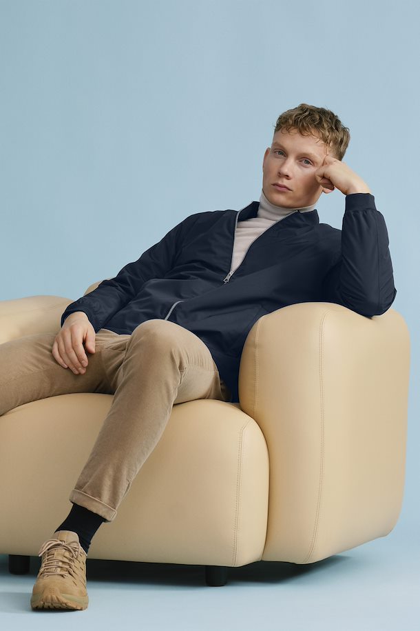 Jacket Matinique De Couleur Marine Homme