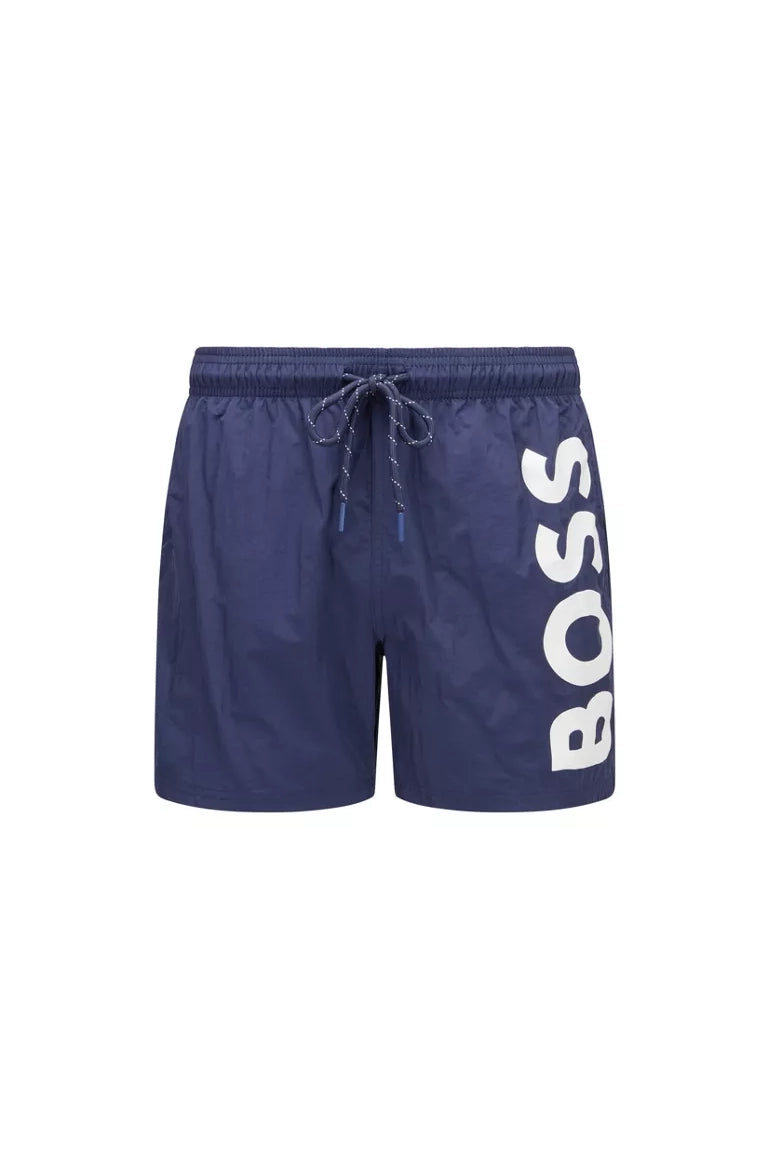 Blue hugo boss swim shorts discount
