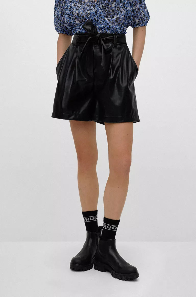 Short Hugo Boss De Couleur Noir Femme