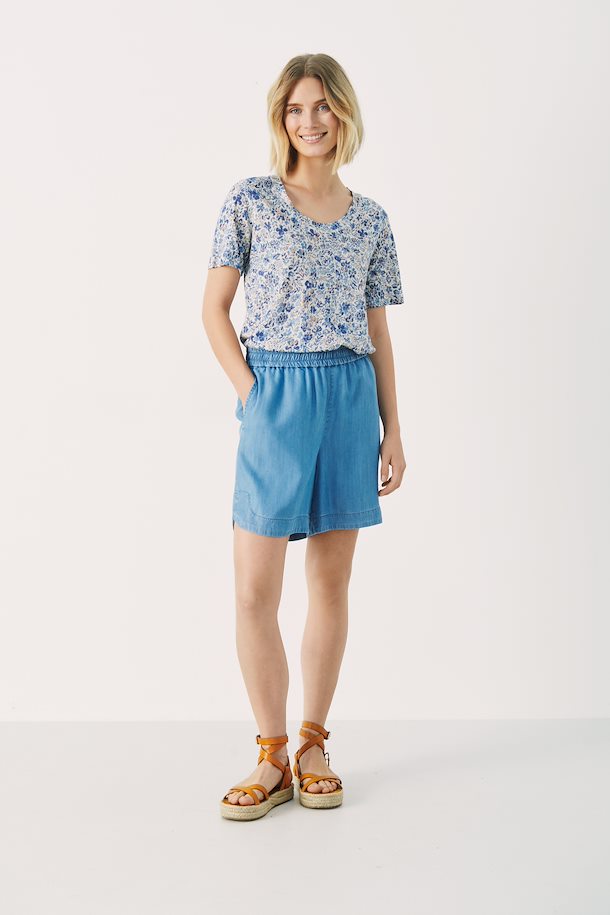 Short Pinar Part Two De Couleur Bleu Femme