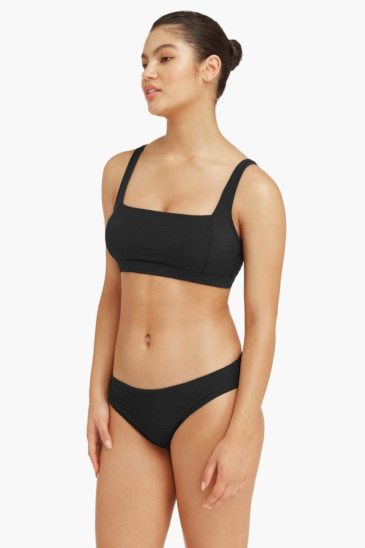 Haut Carré Sea Level De Couleur Noir Maillot