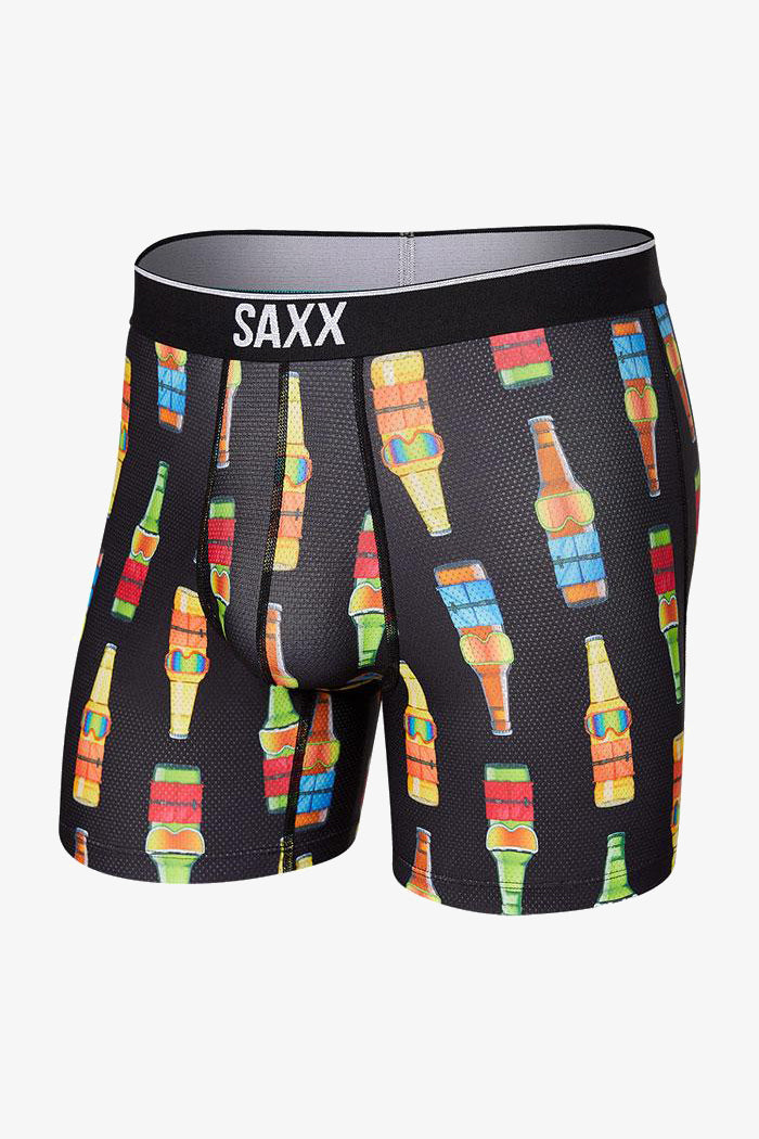 Sous-Vetement Biere Saxx De Couleur Noir Multi Homme