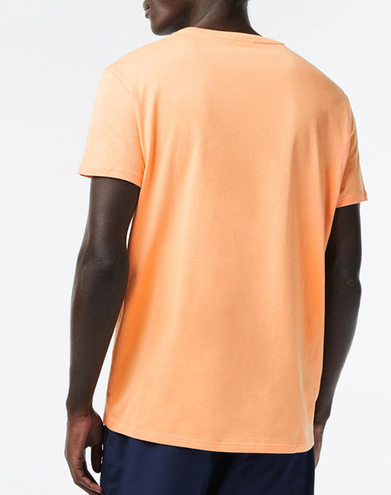 T-Shirt Lacoste de couleur Peche