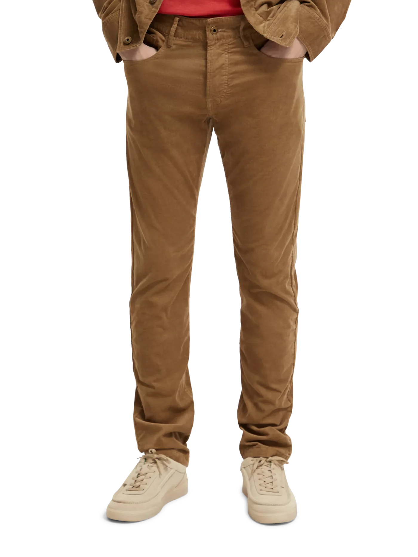 Pantalon Corduroy Scotch&Soda de couleur Taupe