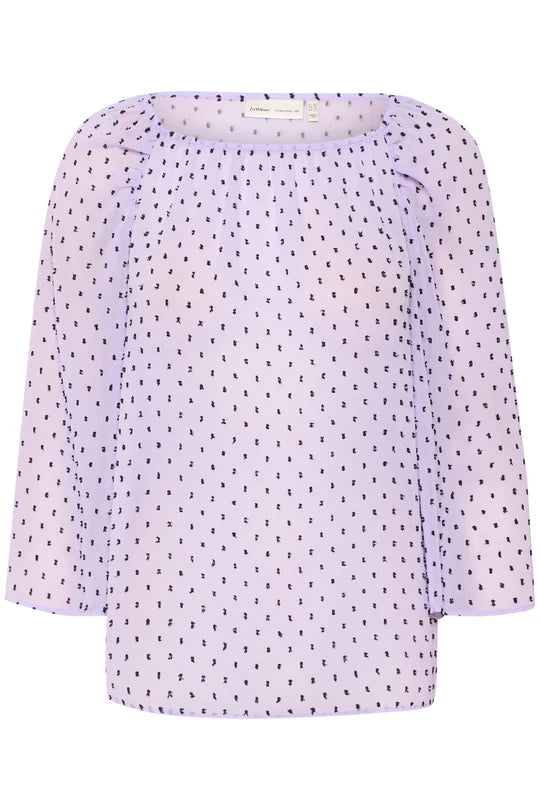 Blouse Hibi Inwear de couleur Lavende