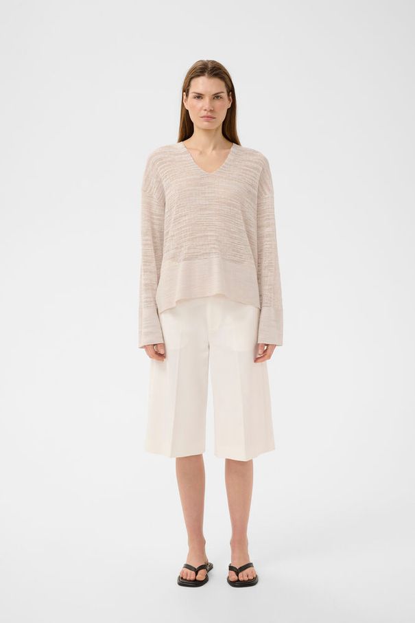 Chandail InWear de couleur Beige (INWE-30112519-300597) – Boutique Option