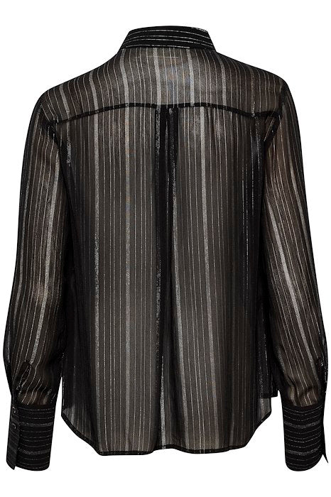 Blouse Leatrix Inwear de couleur Noir