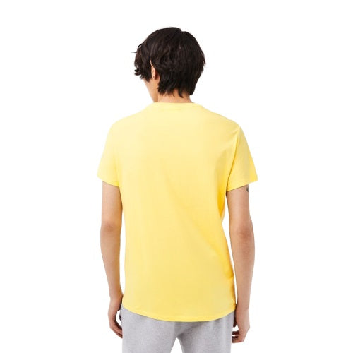 T-Shirt Lacoste de couleur Jaune