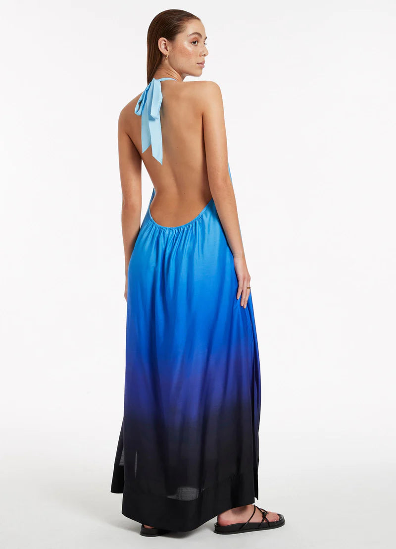 Robe Maxi Jets Swimwear de couleur Ocean