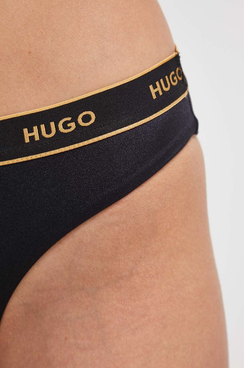 Bas Hugo Boss de couleur Noir