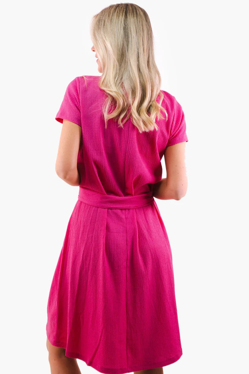 Pink Michael Kors Dress(Kors-Mr381Fr4N5-663)