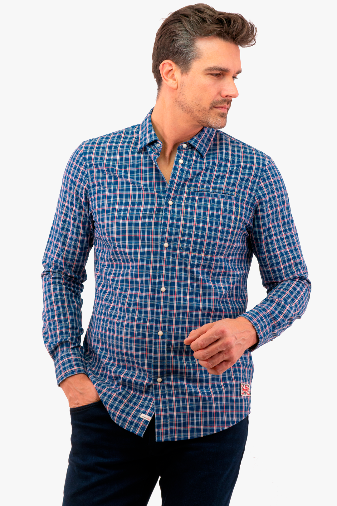 Chemise Scotch&Soda de couleur Bleu