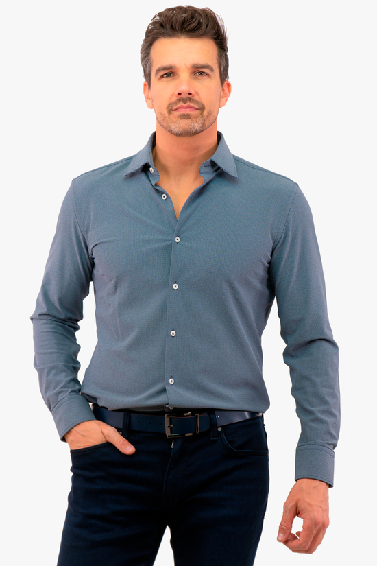 Chemise Hugo Boss de couleur Marine