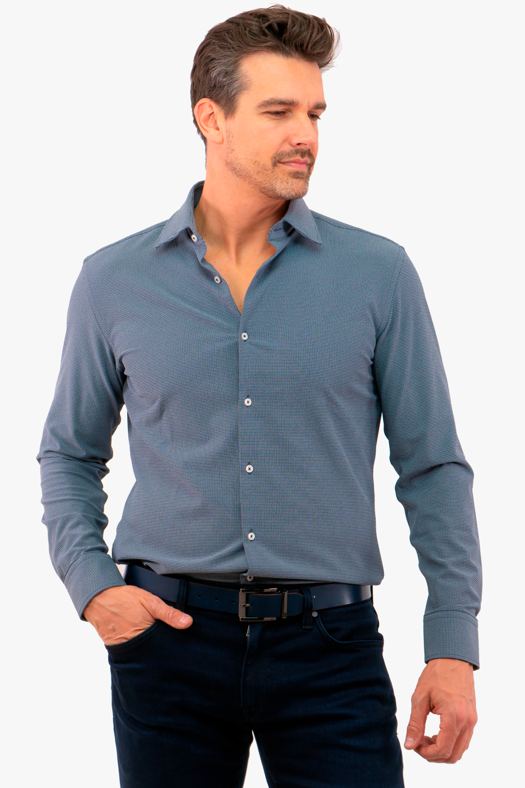 Chemise Hugo Boss de couleur Marine