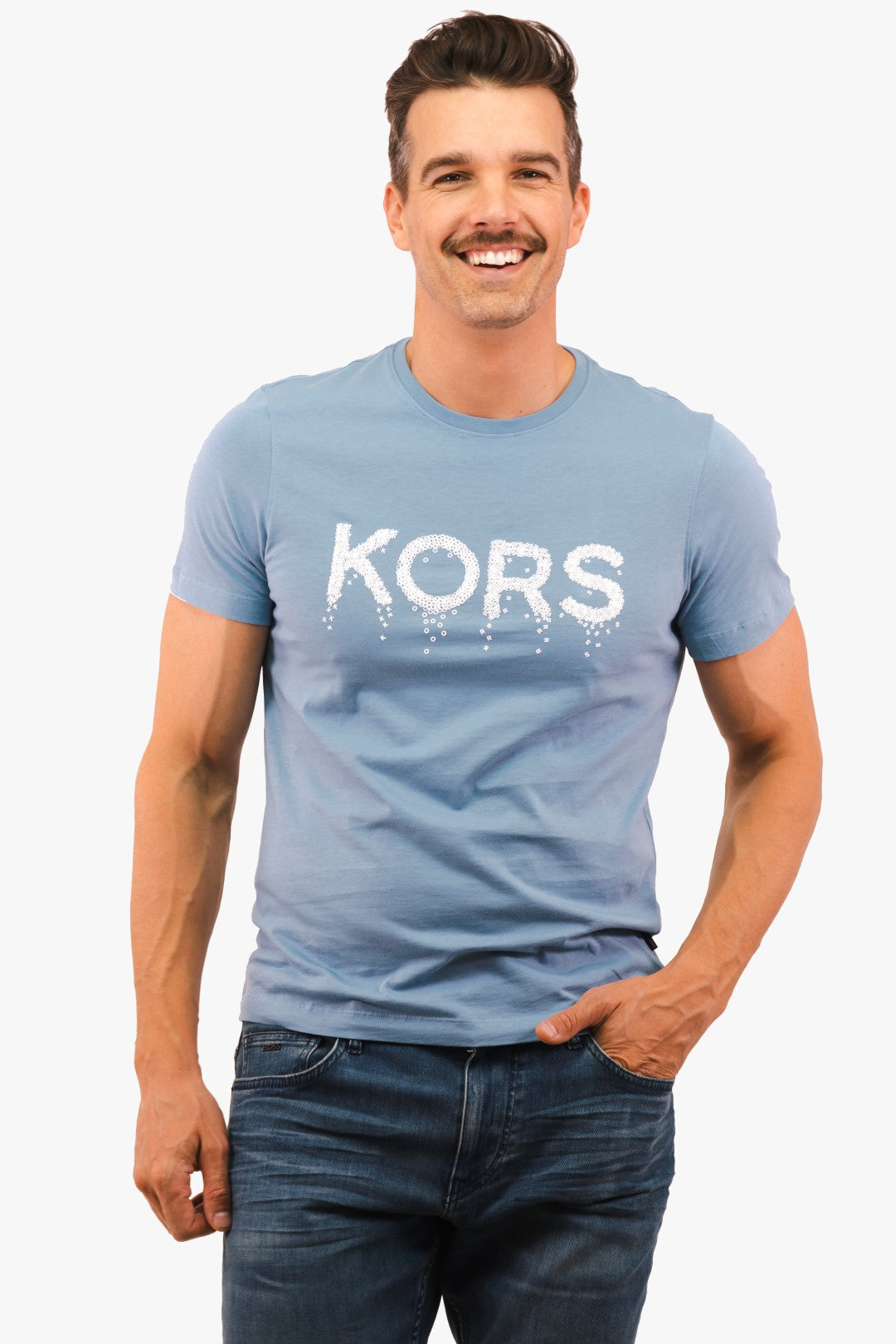 T-Shirt Michael Kors de couleur Bleu