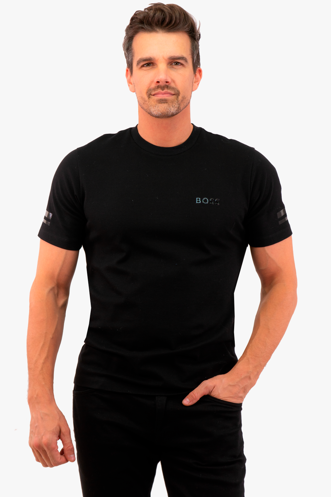 Load image into Gallery viewer, T-Shirt Hugo Boss de couleur Noir
