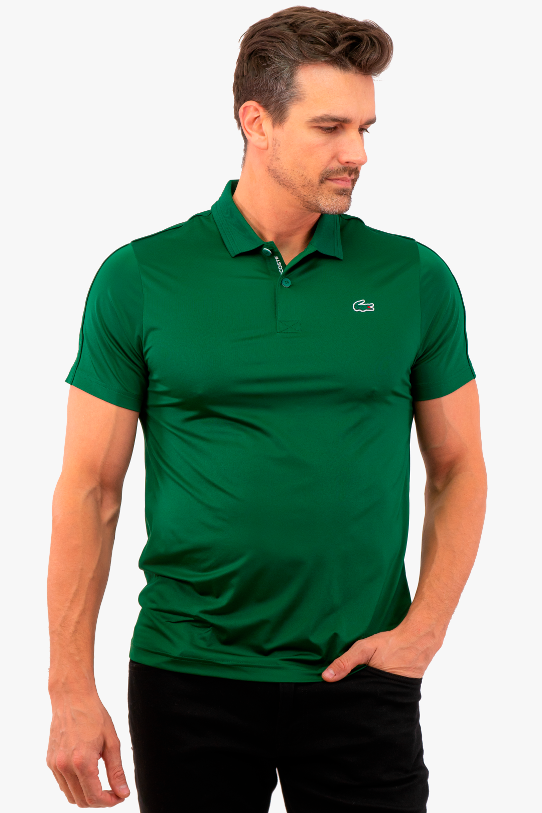 Polo Lacoste de couleur Vert