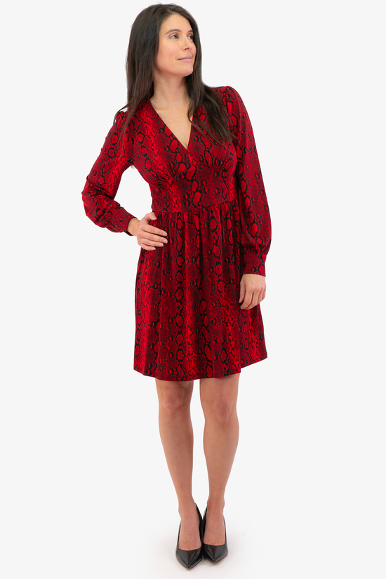 Robe Michael Kors de couleur Rouge