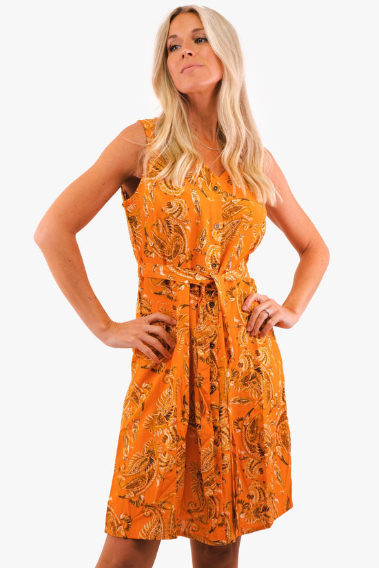 Robe Cream de couleur Orange