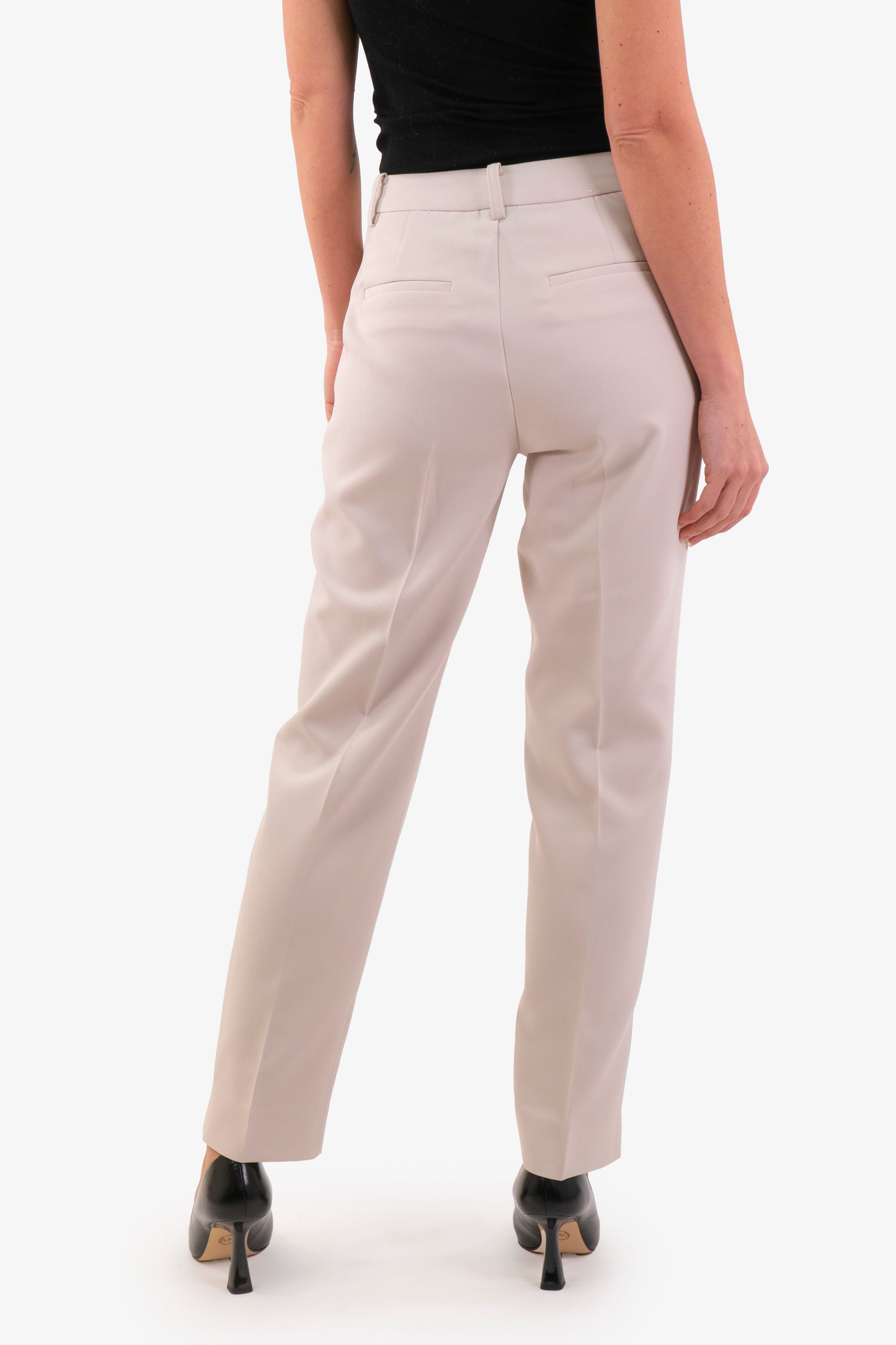 Pantalon Part Two de couleur Blanc Casse