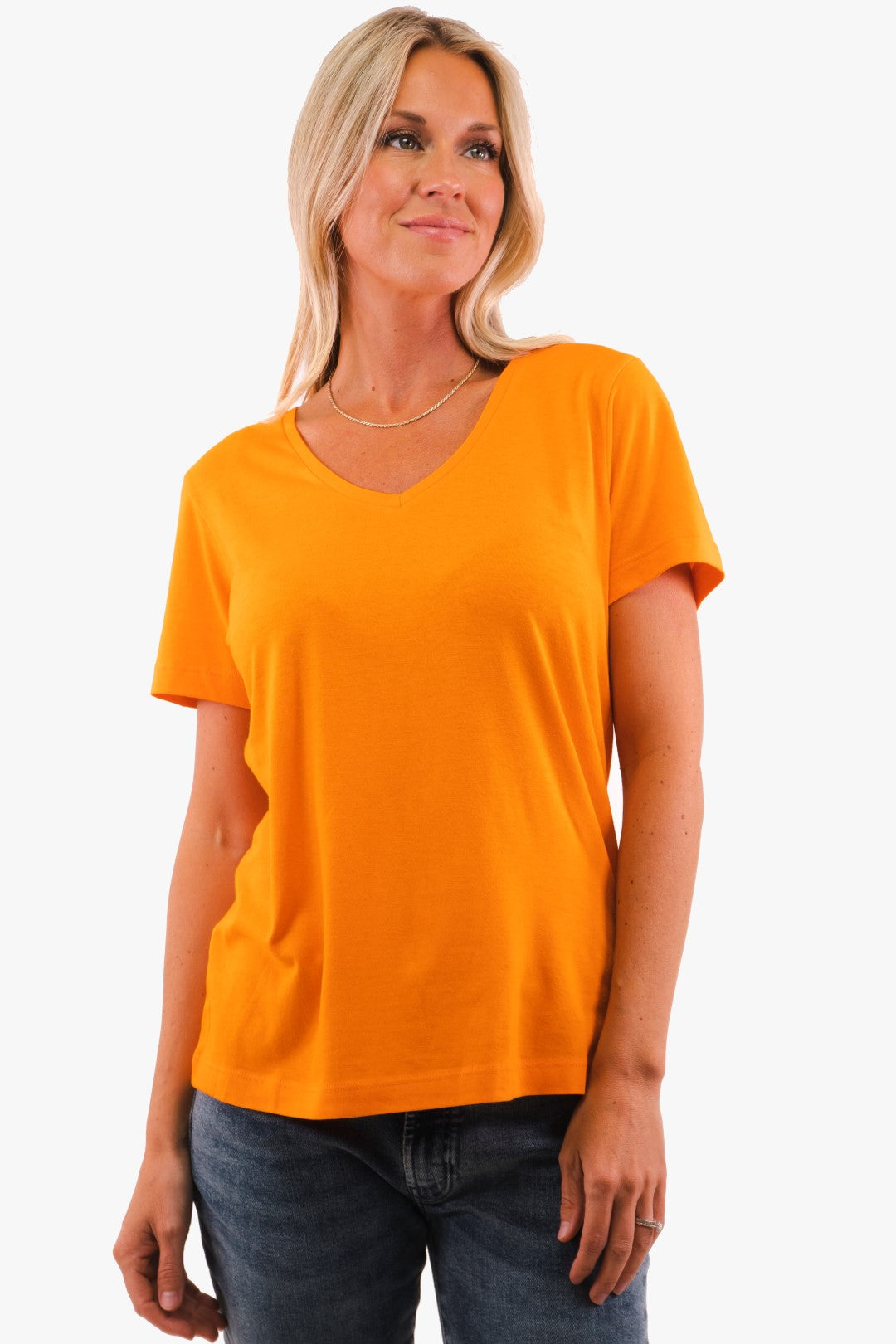 T-Shirt Cream de couleur Orange