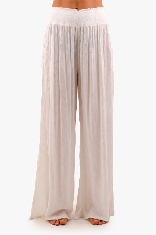 Pantalon Elan de couleur Blanc