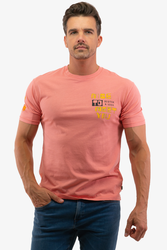 Scotch&amp;Soda T-Shirt in Coral color