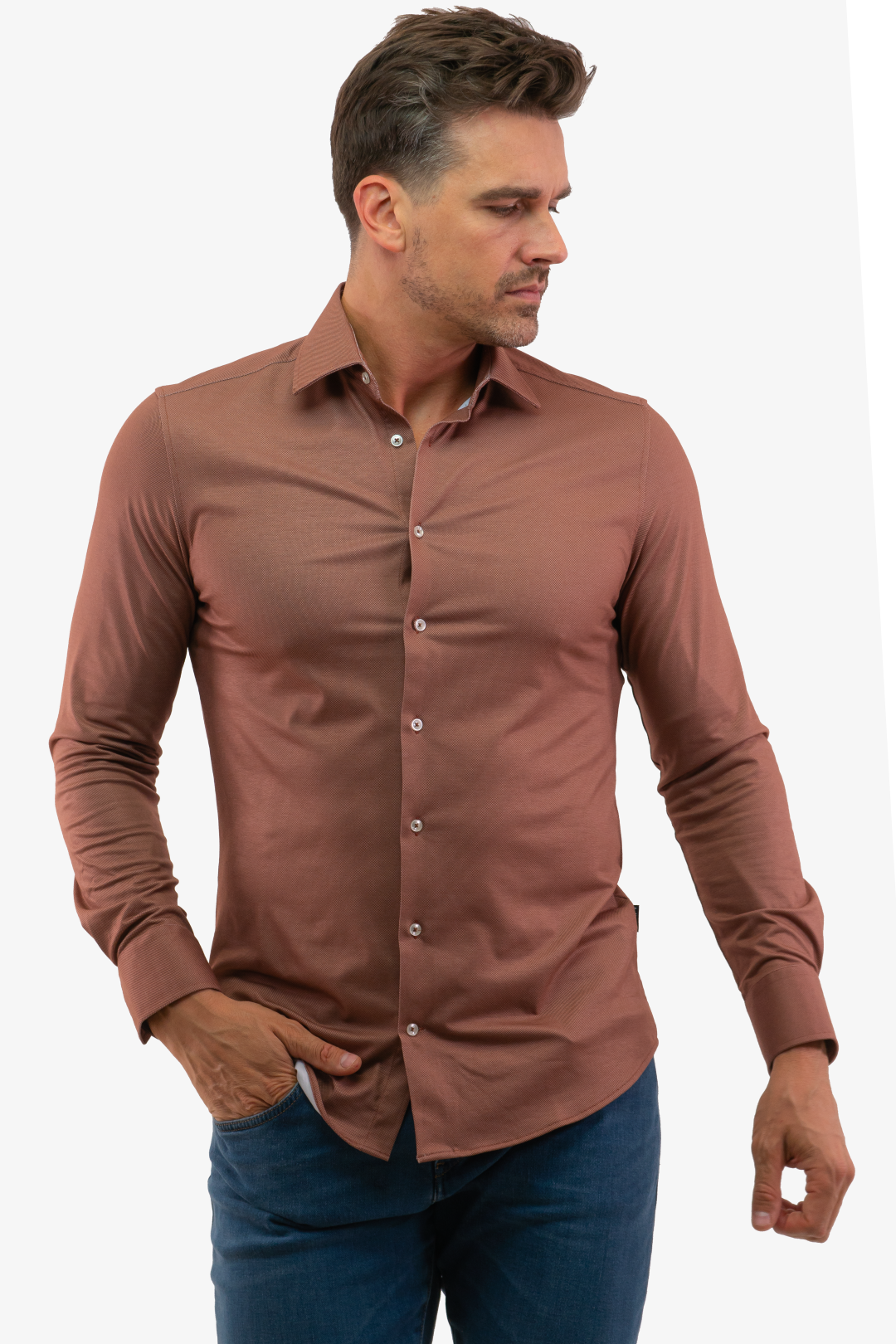 Chemise Hörst de couleur Feuille