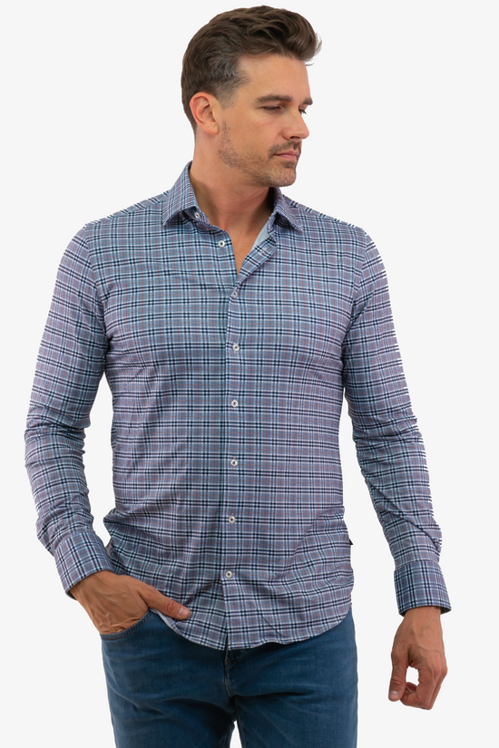 Chemise Hörst de couleur Marine