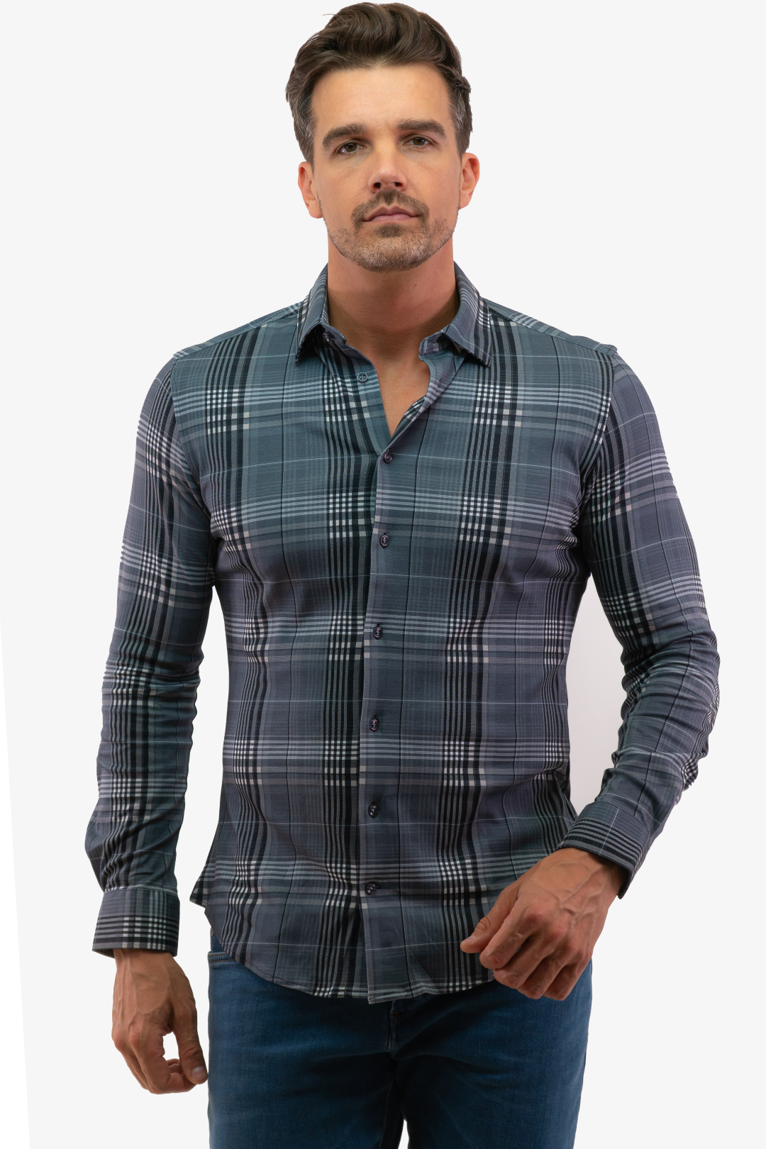 Chemise Hörst de couleur Marine