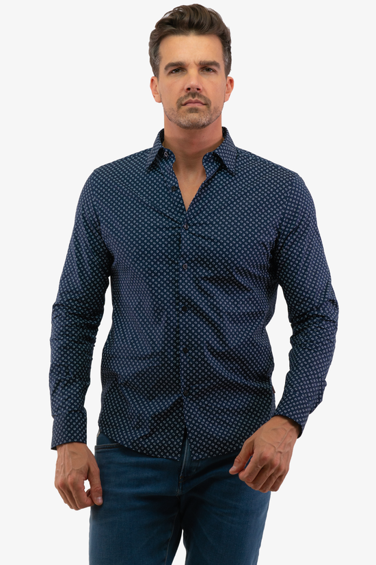 Chemise Michael Kors de couleur Marine