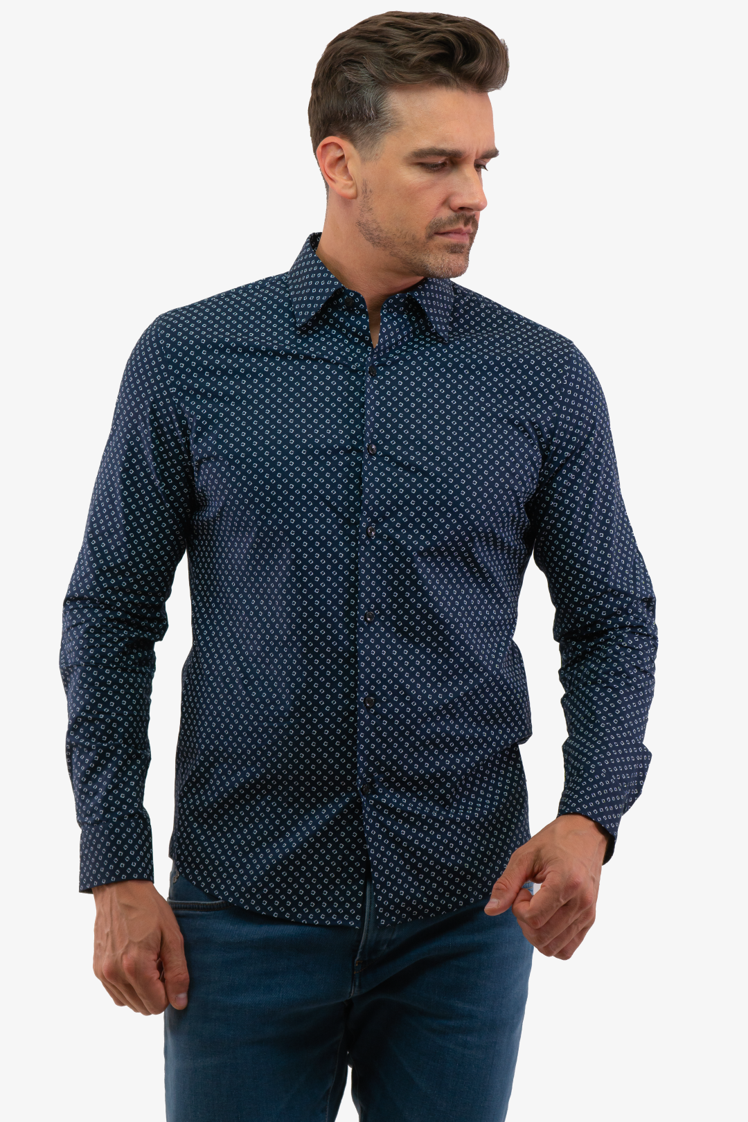 Chemise Michael Kors de couleur Marine