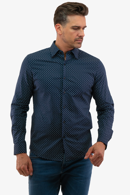 Chemise Michael Kors de couleur Marine