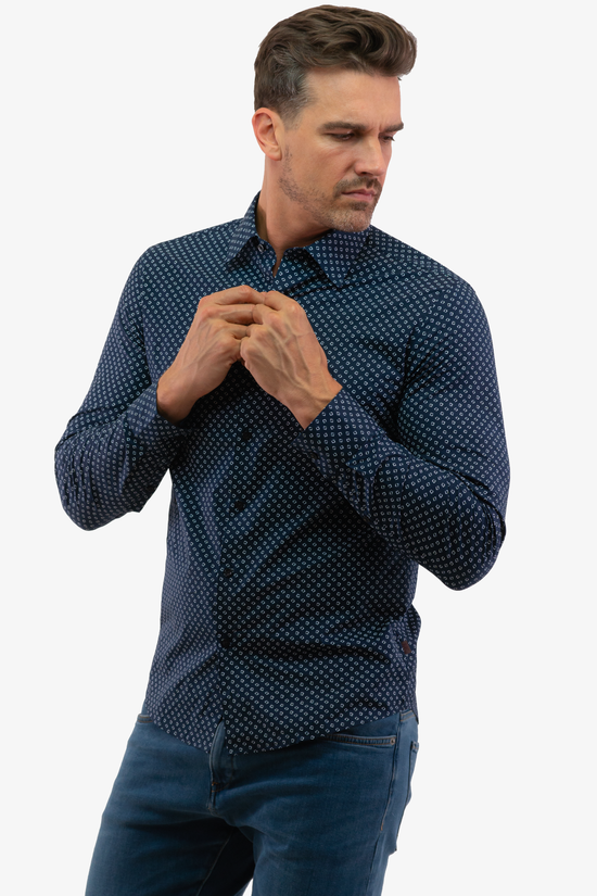 Chemise Michael Kors de couleur Marine