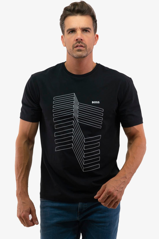 T-Shirt Hugo Boss de couleur Noir