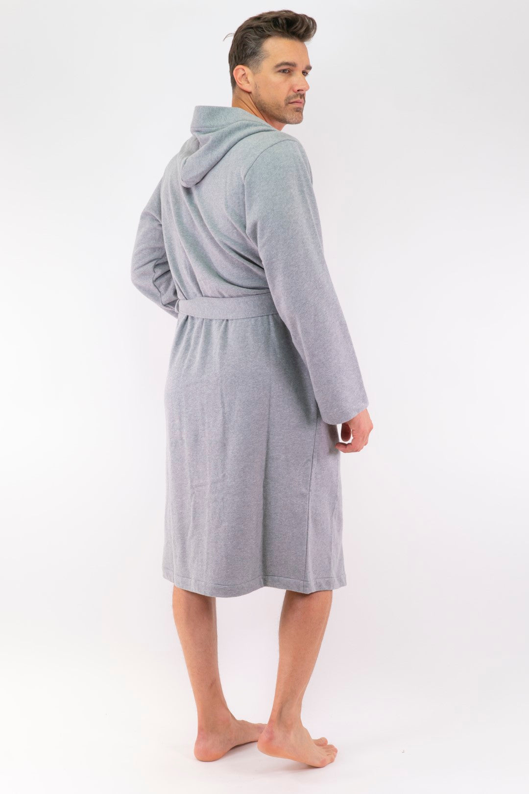 Robe De Chambre Hugo Boss de couleur Gris