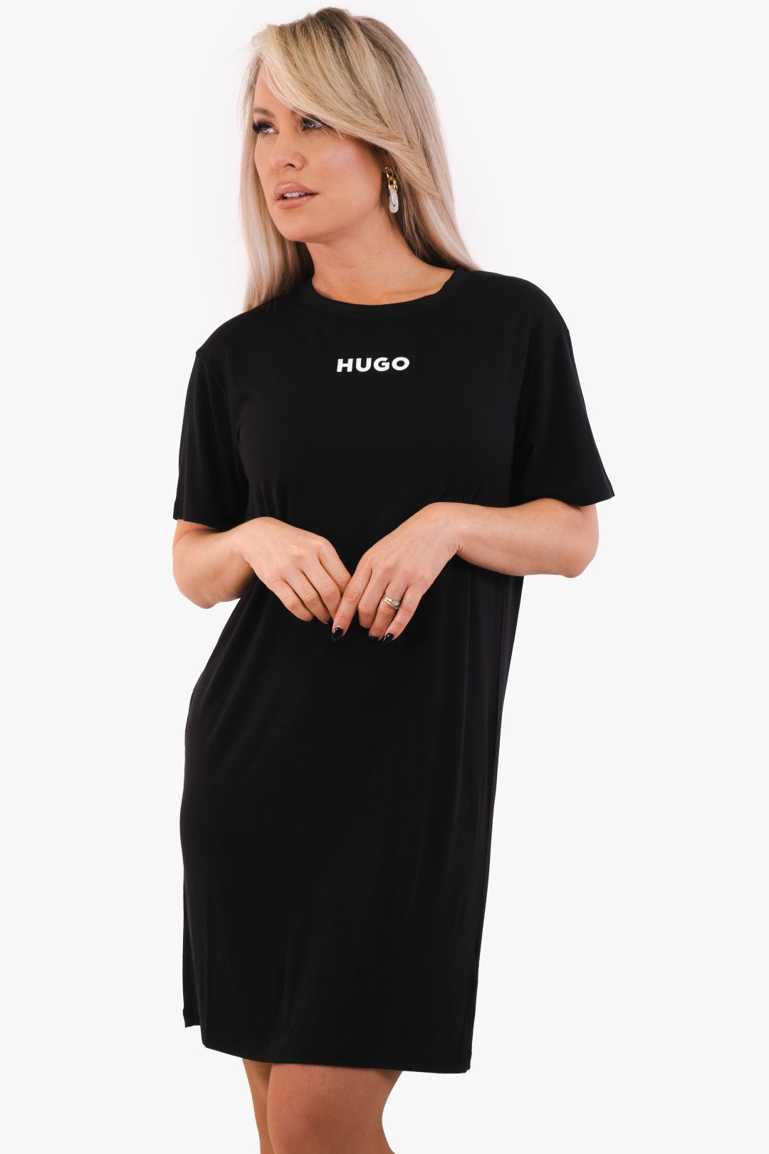 Robe Hugo Boss de couleur Noir
