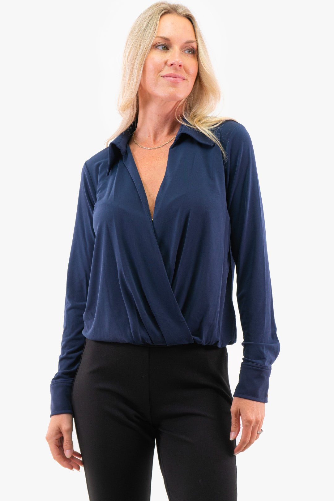 Blouse Michael Kors de couleur Marine