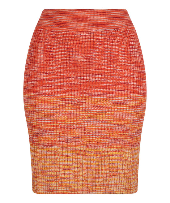 Jupe Esqualo de couleur Orange Multi