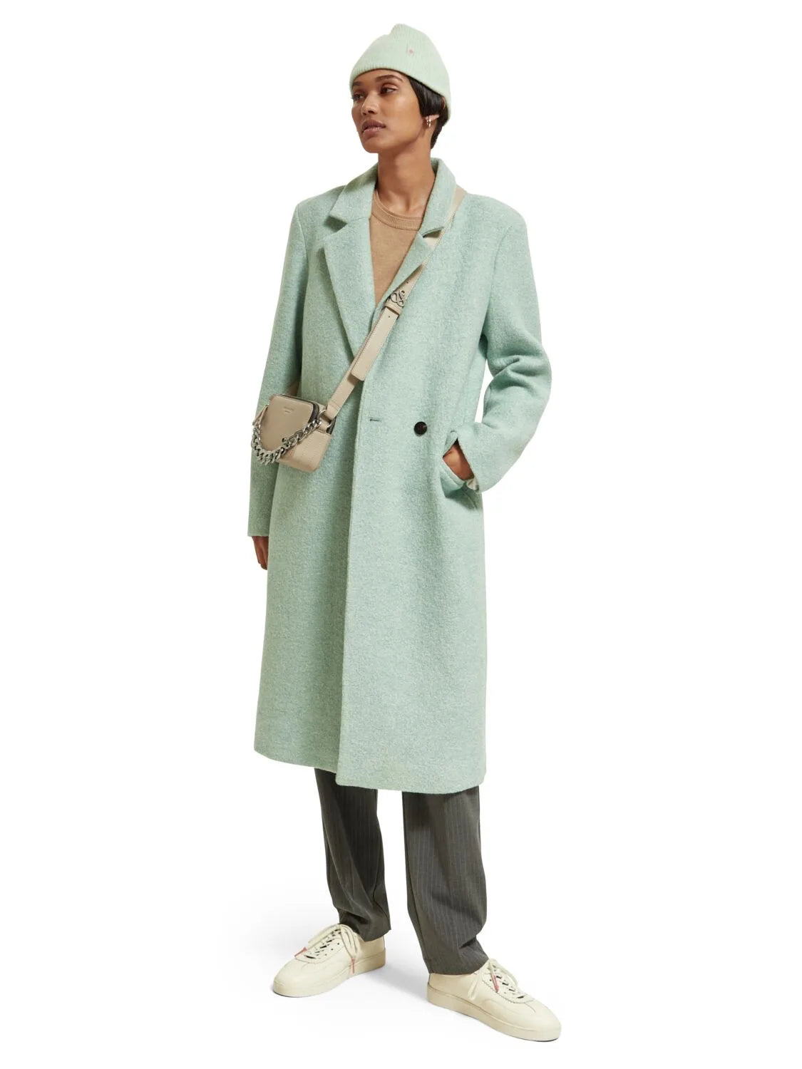 Manteau Scotch&Soda de couleur Menthe