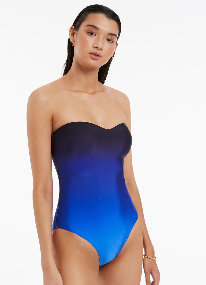 Maillot Bandeau Jets Swimwear de couleur Ocean